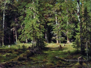 Bosquet œuvres - forêt 3 paysage classique Ivan Ivanovitch arbres